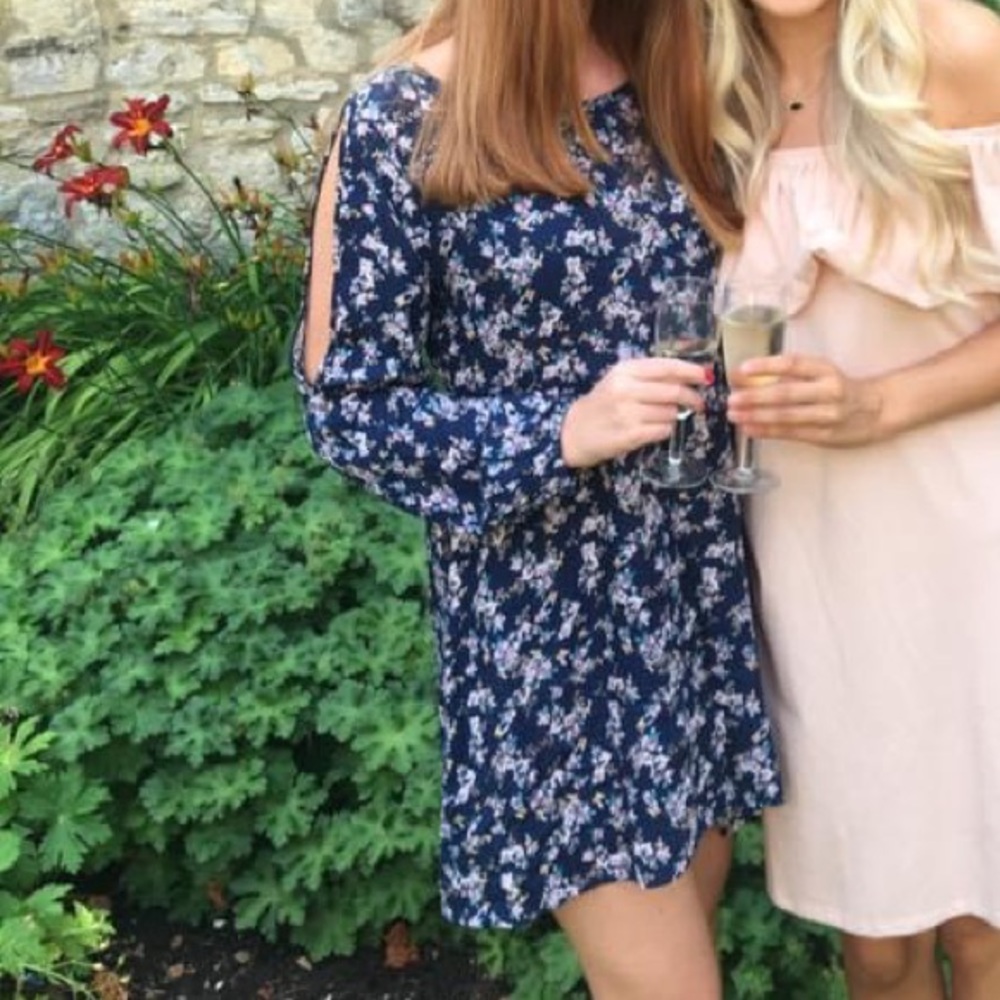 Floral Open Shoulder Sundress